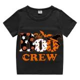 Halloween Kids Boy&Girl Tops Exclusive Design The Boo Crew Bats T-shirts