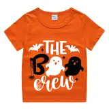 Halloween Kids Boy&Girl Tops Exclusive Design The Boo Crew Ghosts T-shirts
