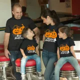 Halloween Matching Family Tops Exclusive Design Spider Web Pumpkins T-shirts