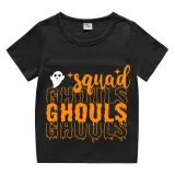 Halloween Kids Boy&Girl Exclusive Design Tops Squad Ghouls T-shirts