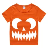 Halloween Kids Boy&Girl Tops Exclusive Design Sawtooth Ghostface T-shirts