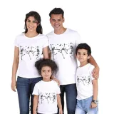 Halloween Matching Family Tops Exclusive Design Three Dancing Skeletons T-shirts