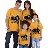 Halloween Matching Family Tops Exclusive Design Spider Web Pumpkins T-shirts