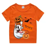 Halloween Kids Boy&Girl Tops Exclusive Design Pumpkins Ghost T-shirts