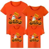 Halloween Matching Family Tops Exclusive Design Pumpkins Ghost Boo T-shirts