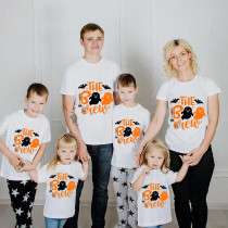 Halloween Matching Family Pajamas Exclusive Design The Boo Crew Ghosts T-shirts