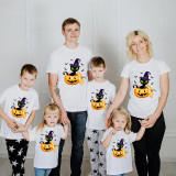Halloween Matching Family Tops Exclusive Design Cat And Pumpkin T-shirts