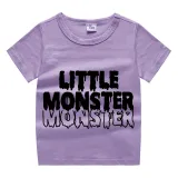 Halloween Kids Boy&Girl Tops Exclusive Design Little Monster T-shirts
