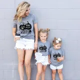 Halloween Matching Family Tops Exclusive Design Spider Web Pumpkins T-shirts