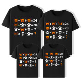 Halloween Matching Family Tops Exclusive Design Arithmetics T-shirts
