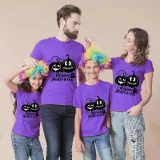 Halloween Matching Family Tops Exclusive Design Spider Web Pumpkins T-shirts