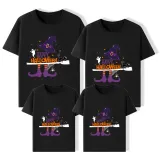 Halloween Matching Family Tops Exclusive Design Witch Hat Boots T-shirts