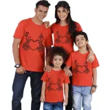 Halloween Matching Family Pajamas Exclusive Design Heart T-shirts