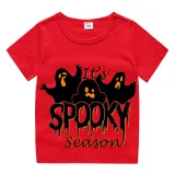 Halloween Kids Boy&Girl Tops It's Spooky Season Ghosts T-shirts