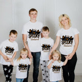 Halloween Matching Family Tops It's Spooky Season Ghosts Gray T-shirts