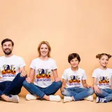 Halloween Matching Family Tops Exclusive Design Boo Squad Witch's Hat Pumpkins T-shirts
