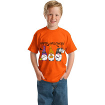 Halloween Kids Boy&Girl Pajamas Three Gnomies Trick Or Treat T-shirts