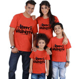 Halloween Matching Family Tops Exclusive Design Horror Happy Halloween T-shirts