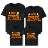 Halloween Matching Family Tops Exclusive Design Happy Halloween Bat T-shirts