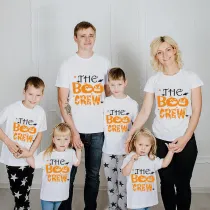 Halloween Matching Family Tops Exclusive Design The Boo Crew Pumpkins T-shirts