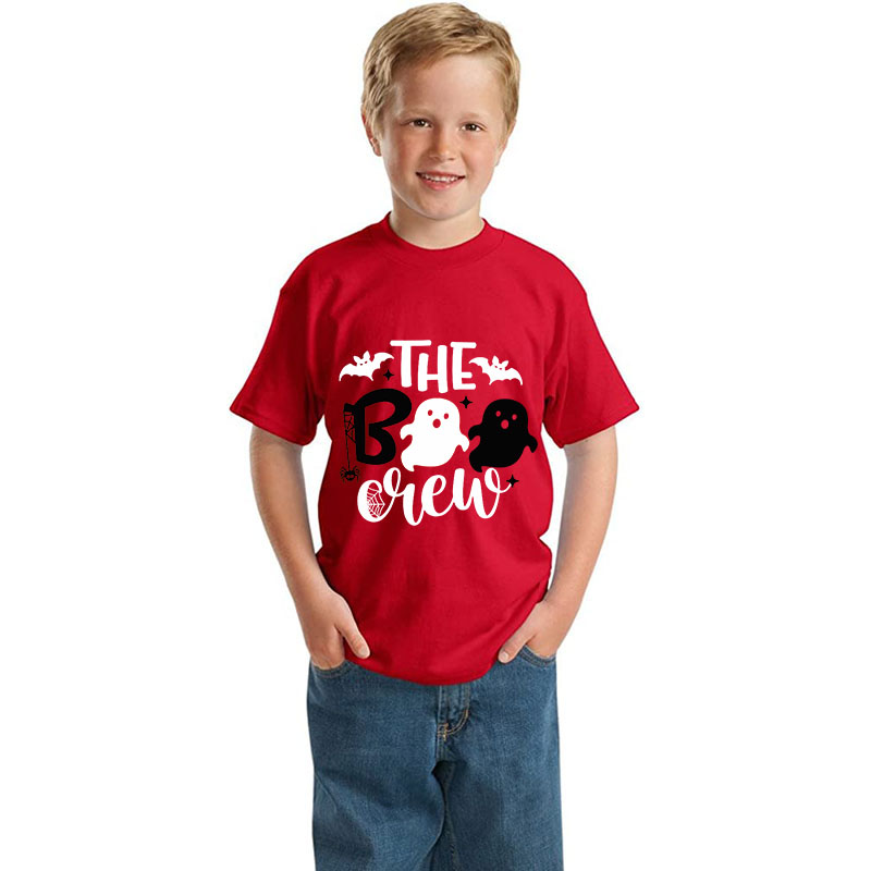 Halloween Kids Boy&Girl Pajamas Exclusive Design The Boo Crew Ghosts T-shirts