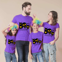 Halloween Matching Family Tops Exclusive Design Boo Squad Skulls T-shirts