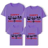 Halloween Matching Family Tops Exclusive Design Ghostface Pumpkin T-shirts