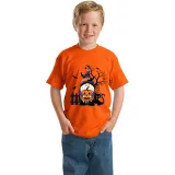 Halloween Kids Boy&Girl Tops Exclusive Design Gnomies With Pumpkin T-shirts