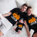 Halloween Matching Family Tops Exclusive Design Spider Web Pumpkins T-shirts
