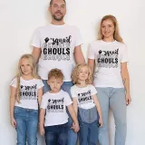Halloween Matching Family Tops Exclusive Design Squad Ghouls Ghost T-shirts