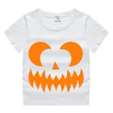 Halloween Kids Boy&Girl Tops Exclusive Design Sawtooth Ghostface T-shirts