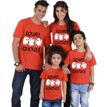Halloween Matching Family Pajamas Exclusive Design Squad Ghouls Ghosts T-shirts