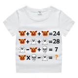 Halloween Kids Boy&Girl Tops Exclusive Design Arithmetics T-shirts