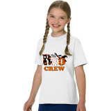 Halloween Kids Boy&Girl Tops Exclusive Design The Boo Crew Bats T-shirts