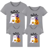 Halloween Matching Family Tops Exclusive Design Ghost With Pumpkins T-shirts