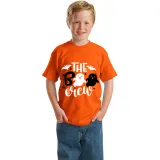 Halloween Kids Boy&Girl Tops Exclusive Design The Boo Crew Ghosts T-shirts