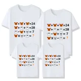 Halloween Matching Family Tops Exclusive Design Arithmetics T-shirts