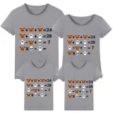 Halloween Matching Family Tops Exclusive Design Arithmetics T-shirts