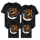 Halloween Matching Family Tops Exclusive Design October 31 Dead Tree T-shirts