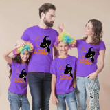 Halloween Matching Family Tops Exclusive Design Witch Cat T-shirts