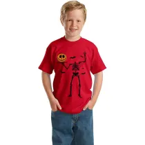 Halloween Kids Boy&Girl Exclusive Design Tops Skeleton Pumpkin T-shirts