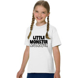 Halloween Kids Boy&Girl Tops Exclusive Design Little Monster T-shirts