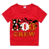 Halloween Kids Boy&Girl Tops Exclusive Design The Boo Crew Bats T-shirts