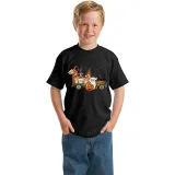 Halloween Kids Boy&Girl Tops Gnomies In The Car T-shirts