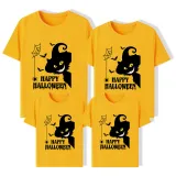 Halloween Matching Family Tops Exclusive Design Witch Cat T-shirts