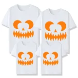 Halloween Matching Family Tops Exclusive Design Sawtooth Ghostface White T-shirts