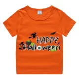 Halloween Kids Boy&Girl Tops Exclusive Design Happy Halloween T-shirts