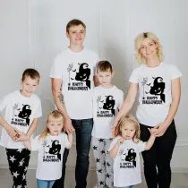 Halloween Matching Family Tops Exclusive Design Witch Cat T-shirts