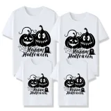 Halloween Matching Family Tops Exclusive Design Spider Web Pumpkins T-shirts