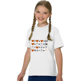 Halloween Kids Boy&Girl Tops Exclusive Design Arithmetics T-shirts